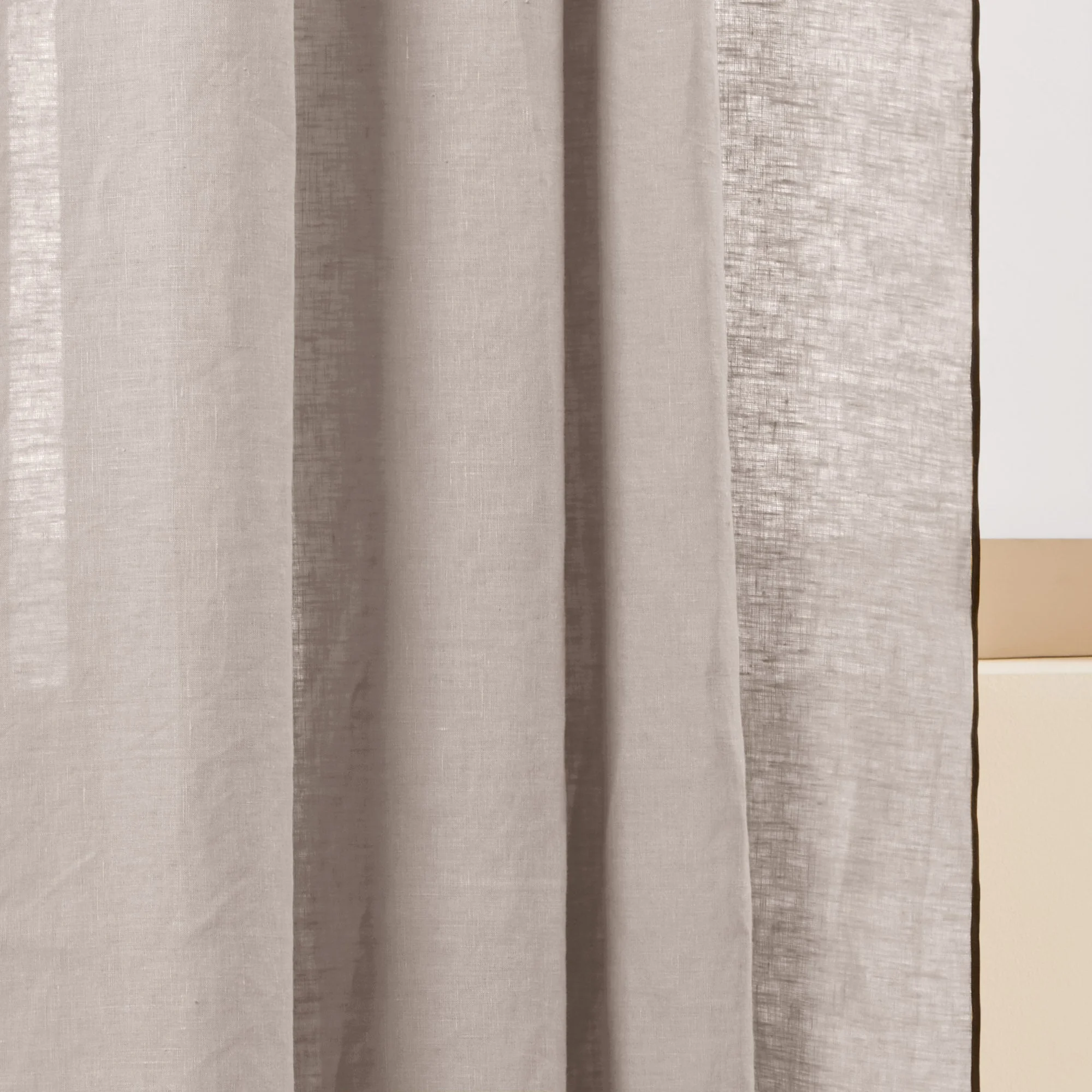 CARLINA - Rideau à galon fronceur | Beige