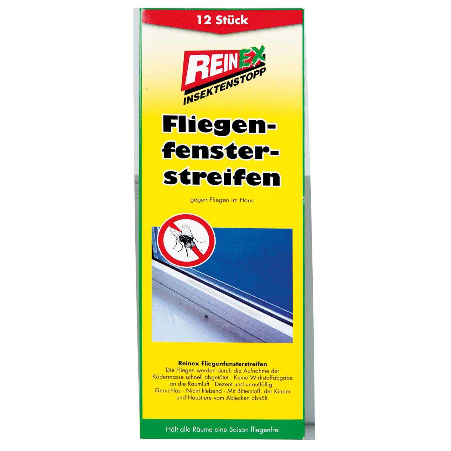 Reinex Fliegen-Fensterstreifen 12er