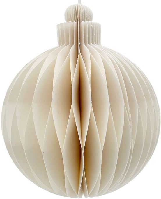 Only Natural kerstbal - Honeycomb
