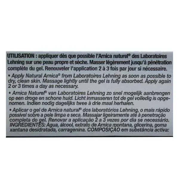 Lehning Douleurs Gel Arnica Natural 50g