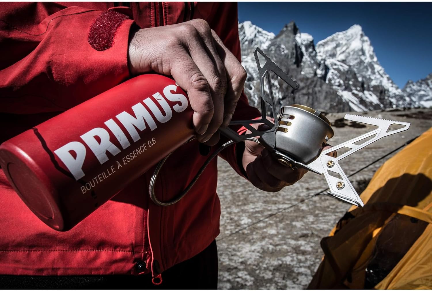 Primus – OmniFuel II Kocher mit Flasche und Tasche