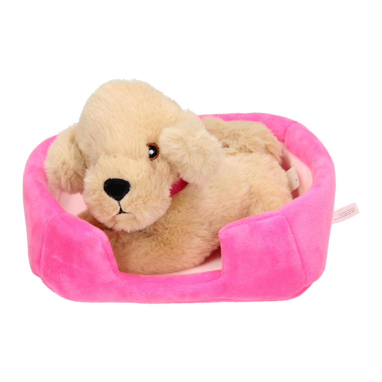 Pluchen Hond in Mand