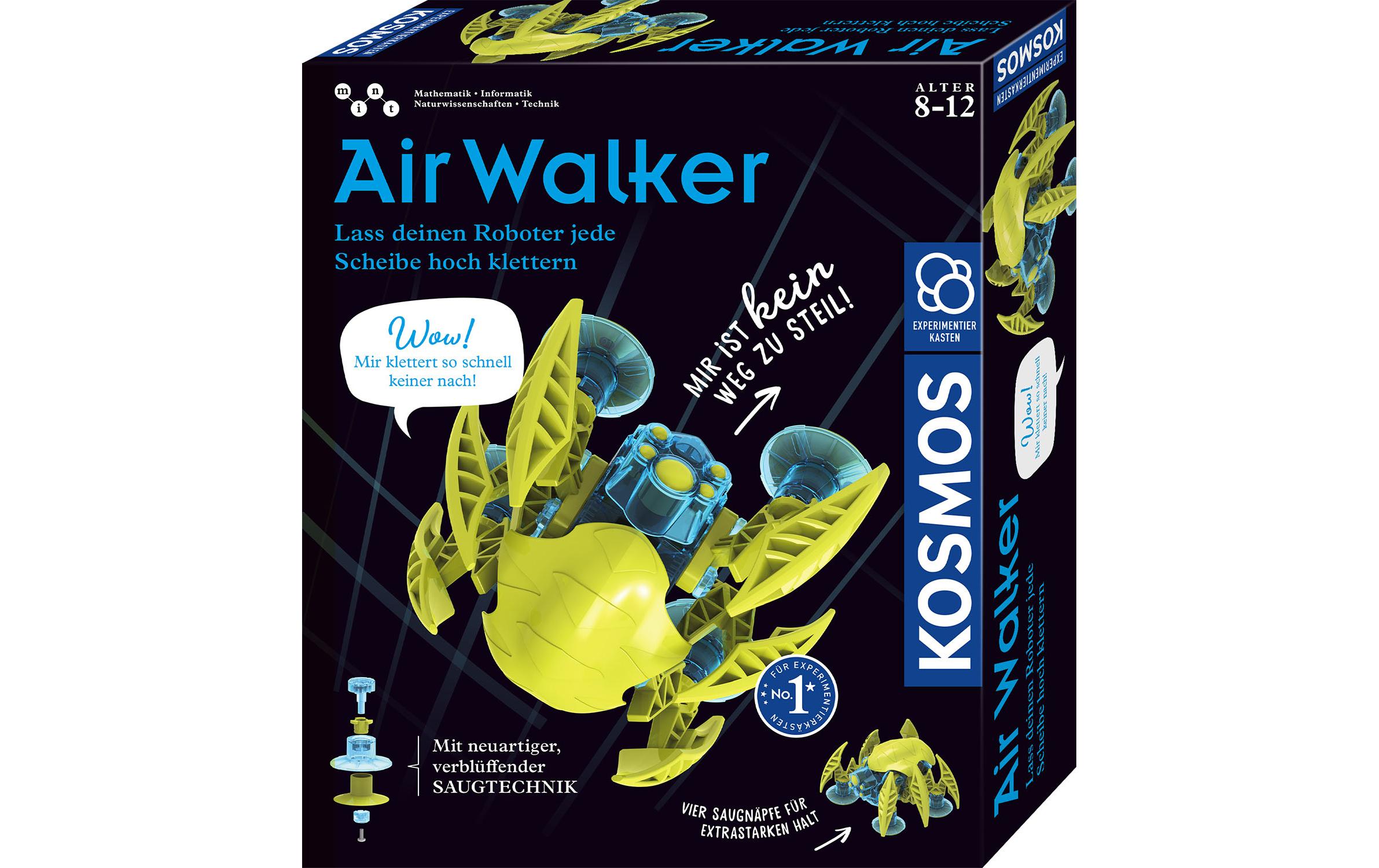 Experimentierkasten Air WalkerNeuartige Saugnapftechnik sorgt für extra starken Halt