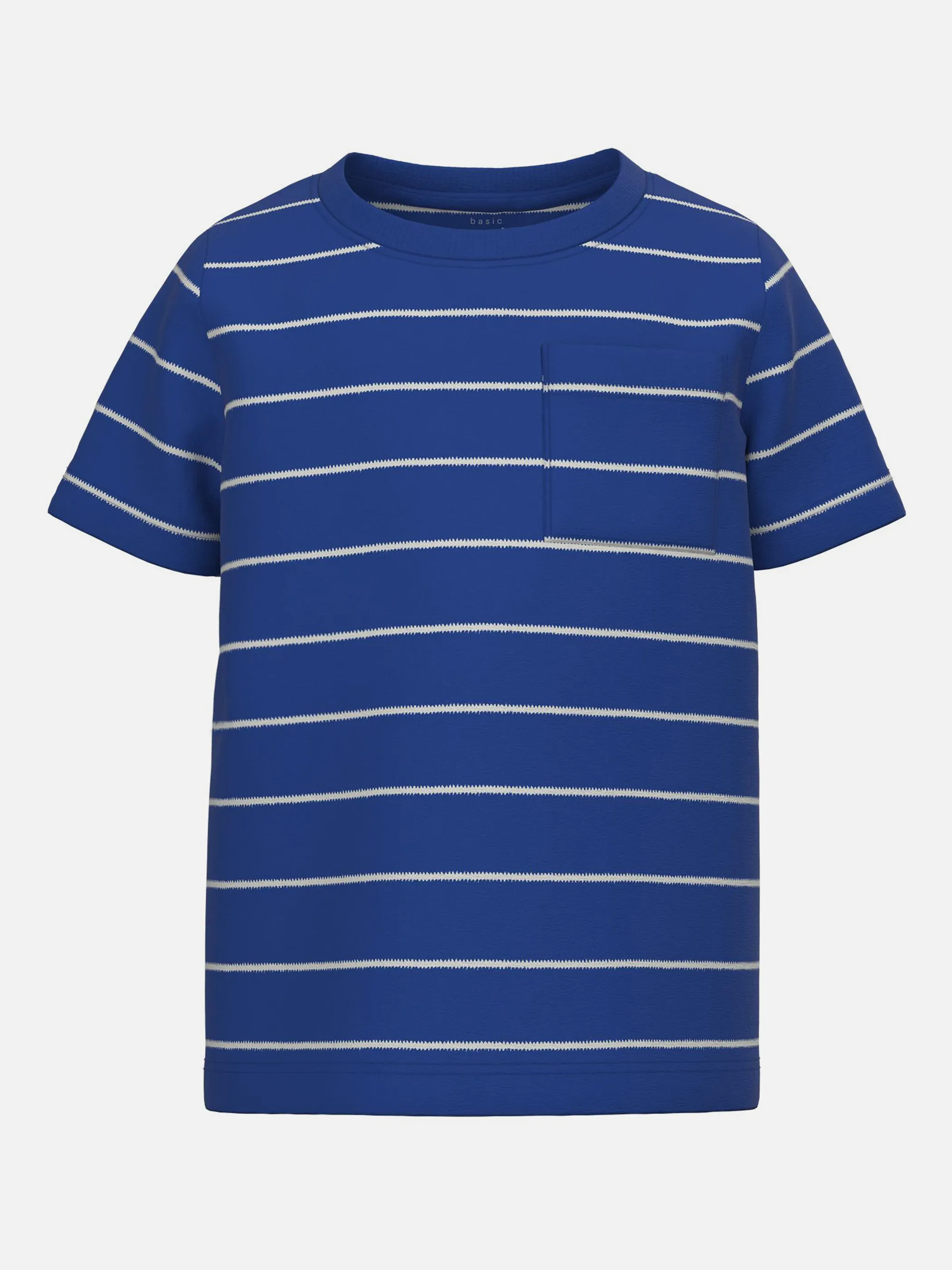 Jungen Shirt mit Streifen und Brusttasche