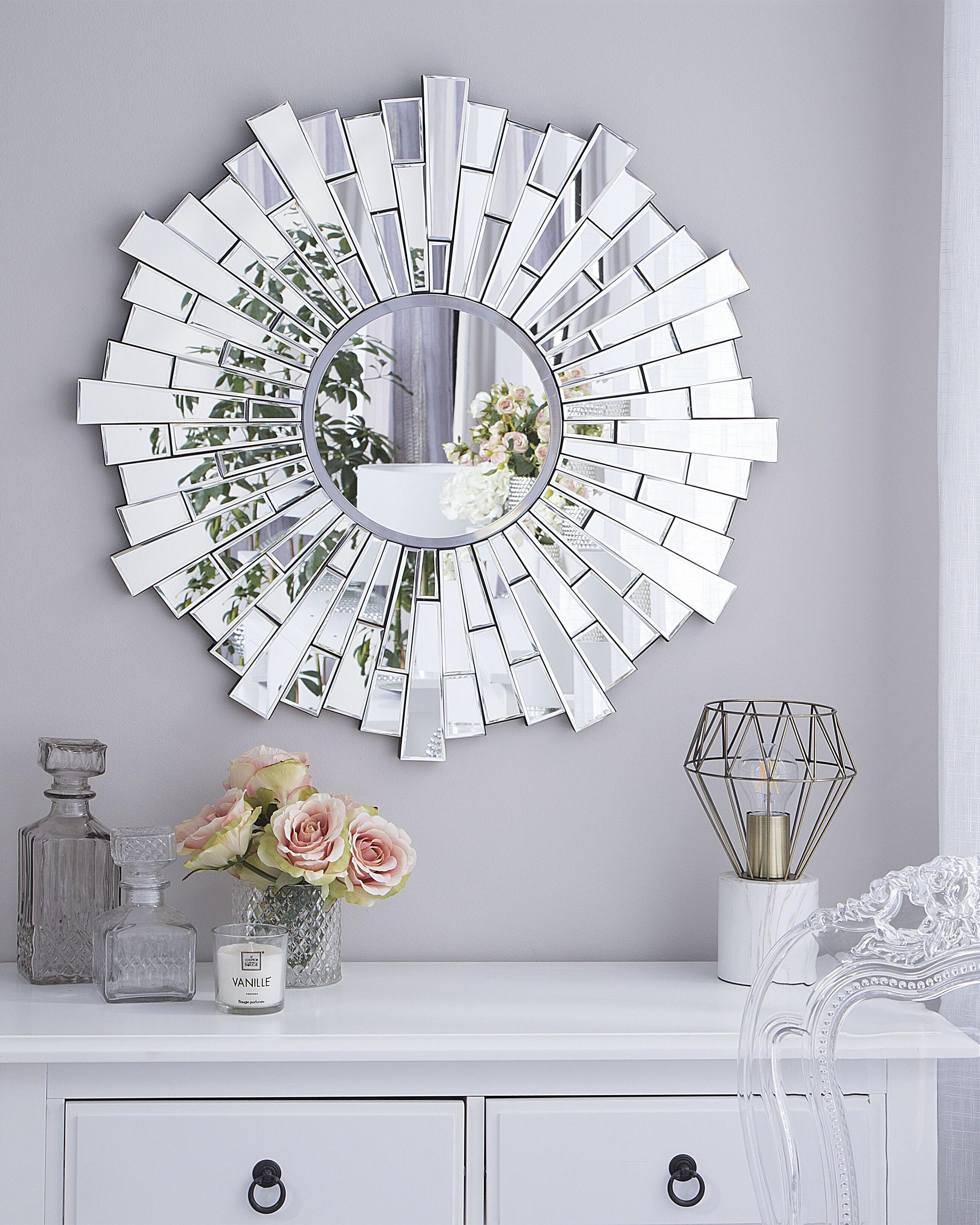 Wandspiegel VIRE 70 cm 70 cm Zilver