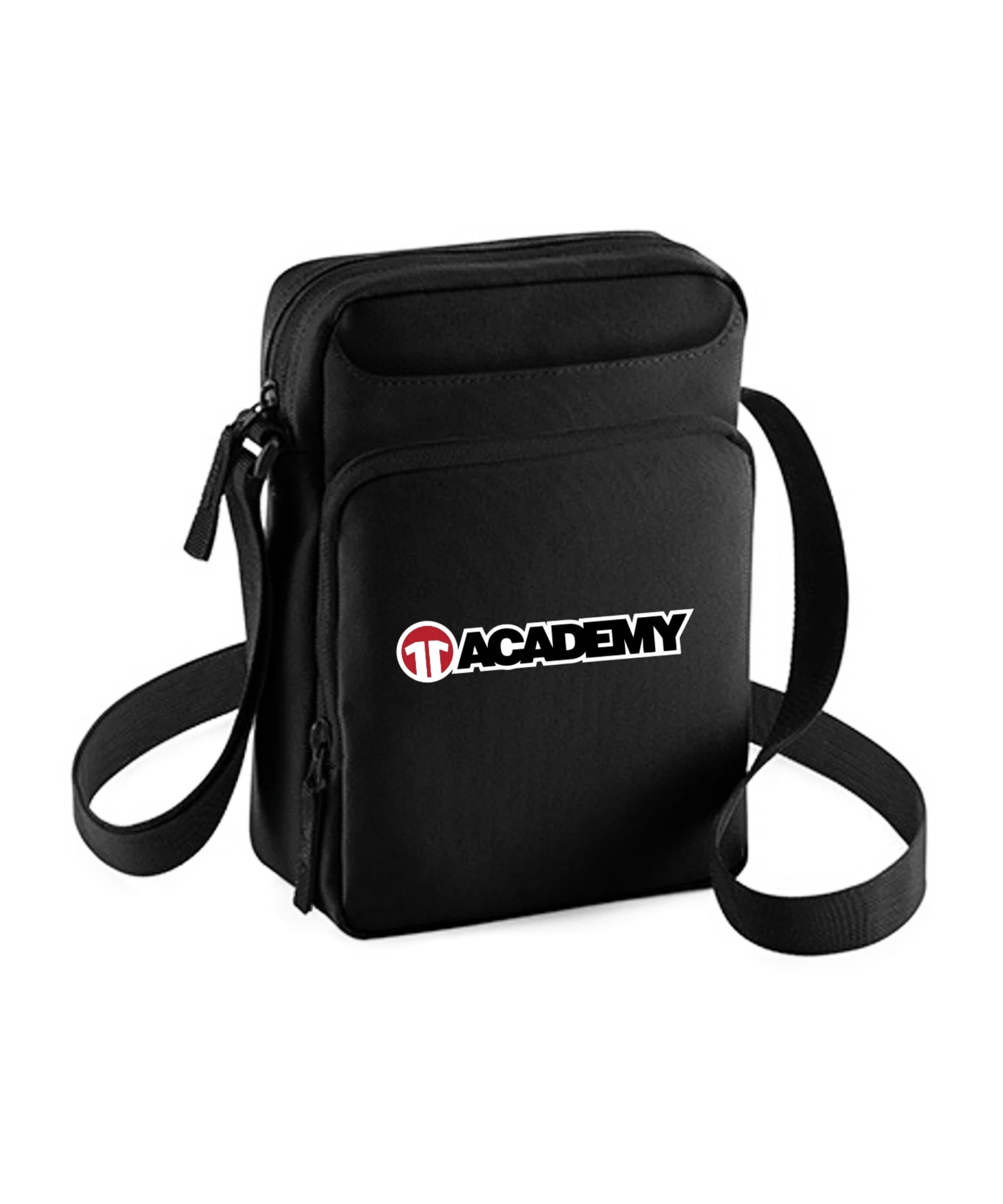 11ts Academy Crossbodybag Lettering Schwarz