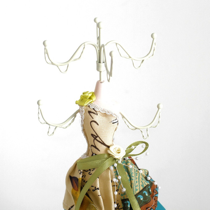 Poupée porte bijoux mixte robe multicolore Multicolore