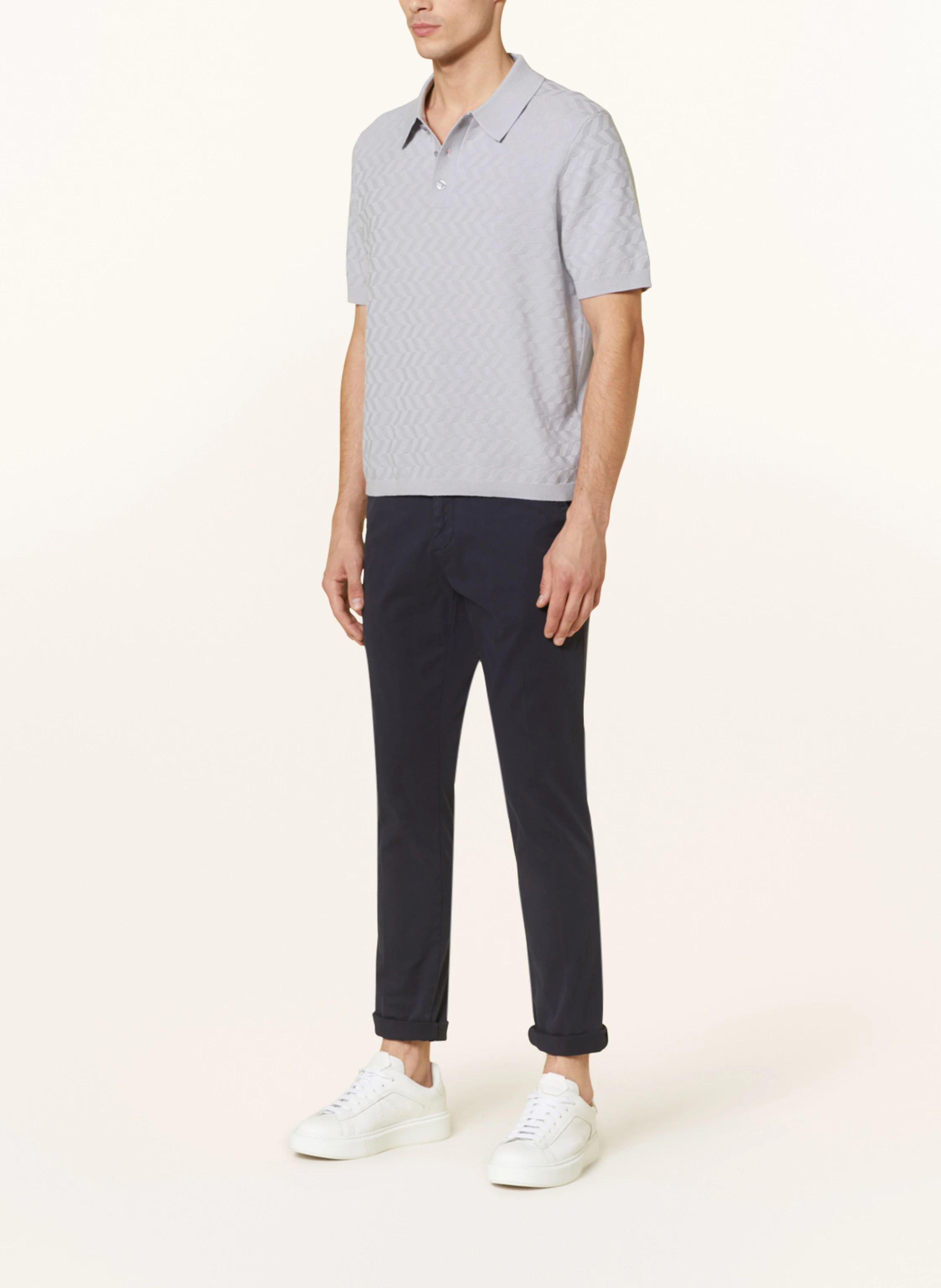 STROKESMAN'S Strick-Poloshirt