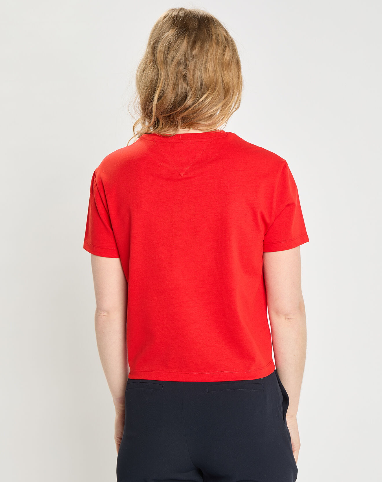 Tommy Jeans T-Shirt Badge rouge