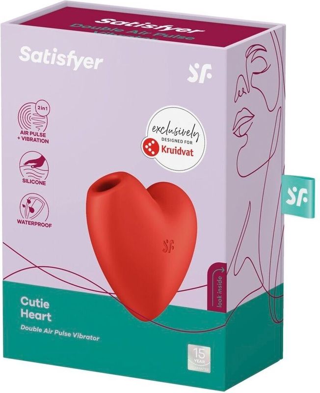 Satisfyer Cutie Heart Vibrator - Satisfyer Cutie heart voor 17.95