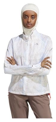 Veste coupe-vent adidas running Fast Blanc Femme