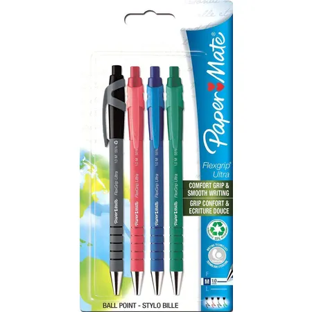 PaperMate Flexgrip Ultra RT Kugelschreiber, 4 Stück