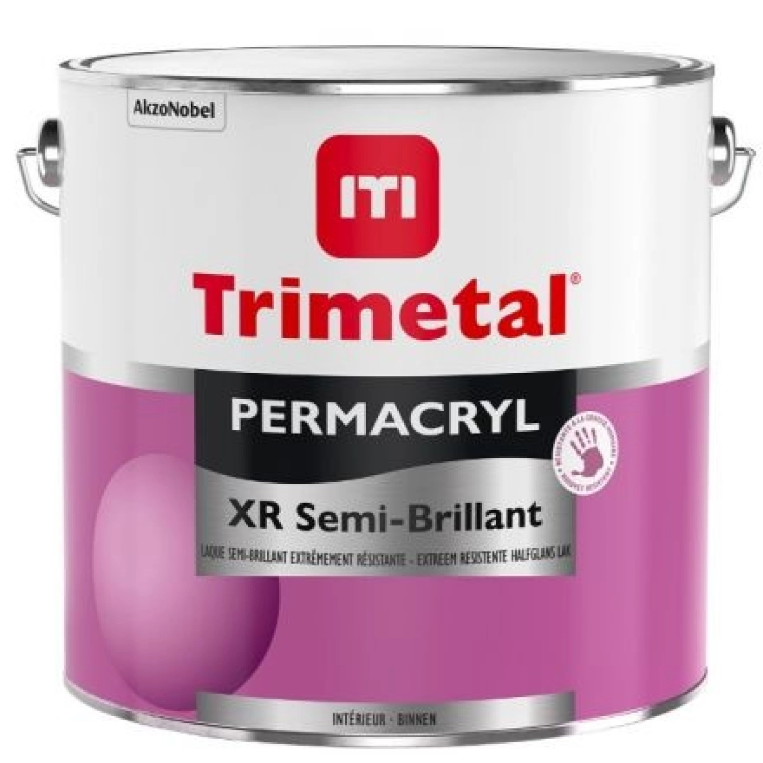 Trimetal Permacryl XR Semi Brillant lak - op kleur gemengd - 1L