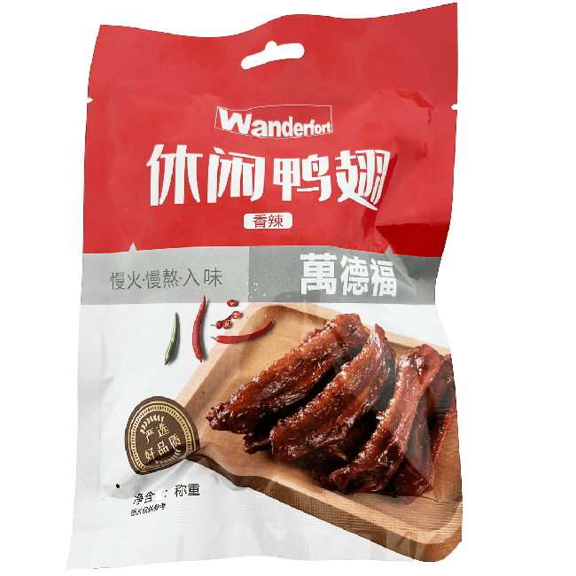Wanderfort Gemarineerde Pittige Eendenvleugels (Snack)105g