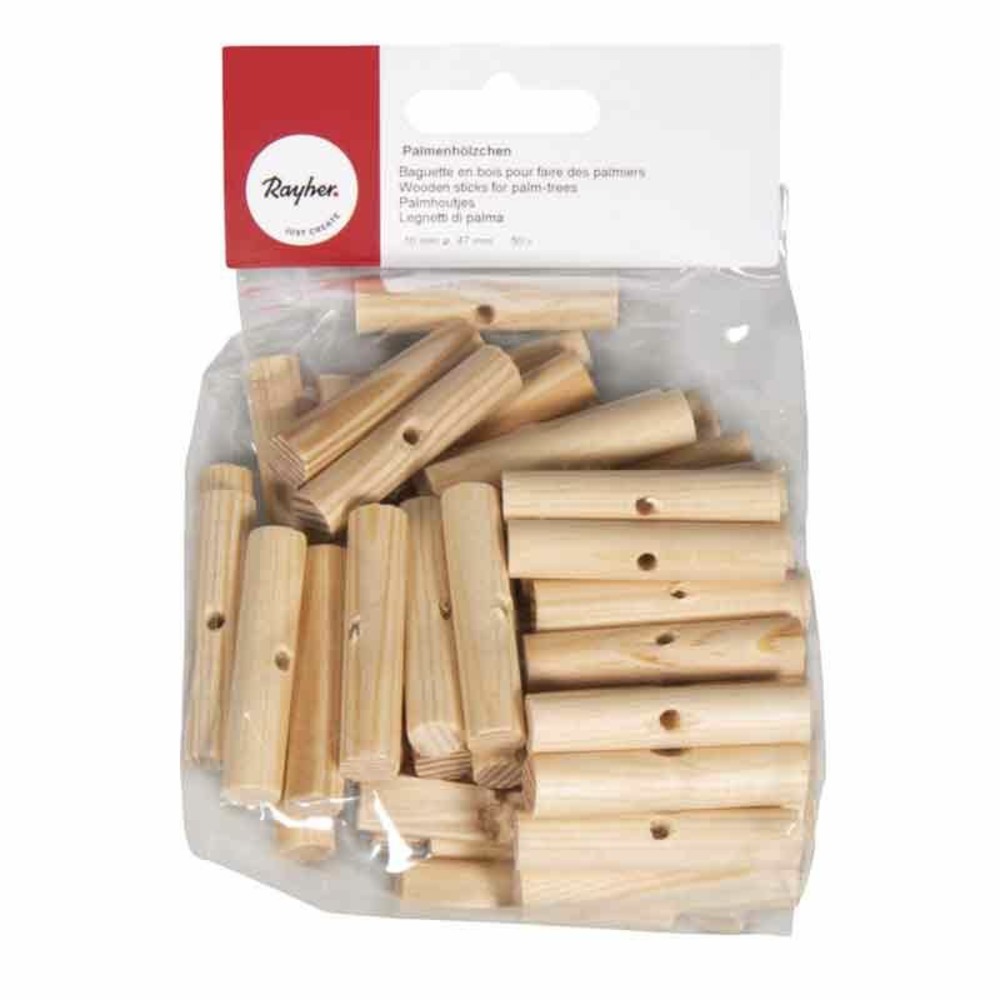 Baguette en bois pour faire des palmiers 4,7 cm