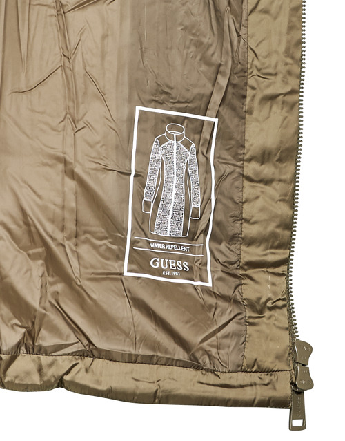 Guess - MARINE LONG JACKET Kaki