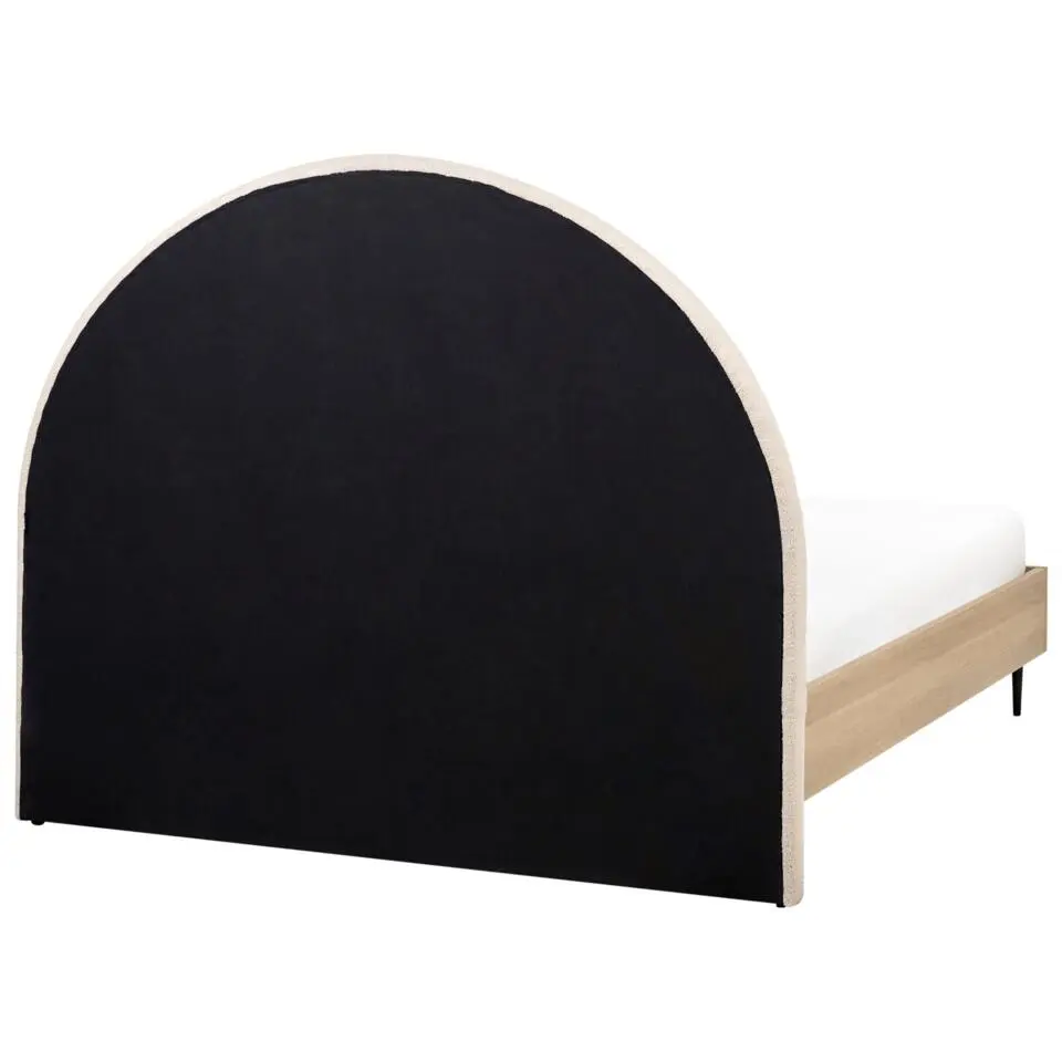 MILLAY - Bed - Beige - 140 x 200 cm - Bouclé