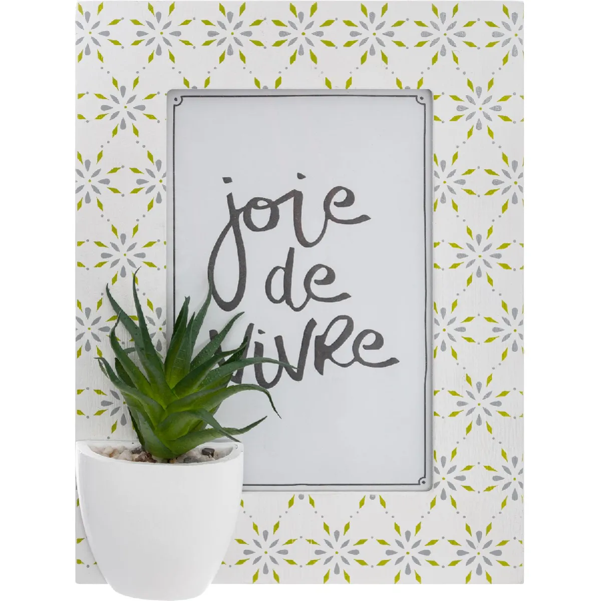Atmosphera, Createur D'Interieur Atmosphera Cadre photo Cactus - Blanc