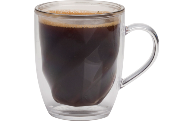 Flamefield Double Wall Mug Clear Becher doppelwandige Isolierung