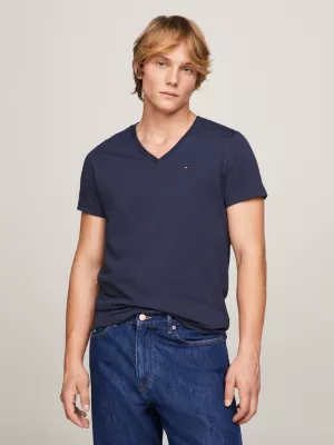 Camiseta com decote em V