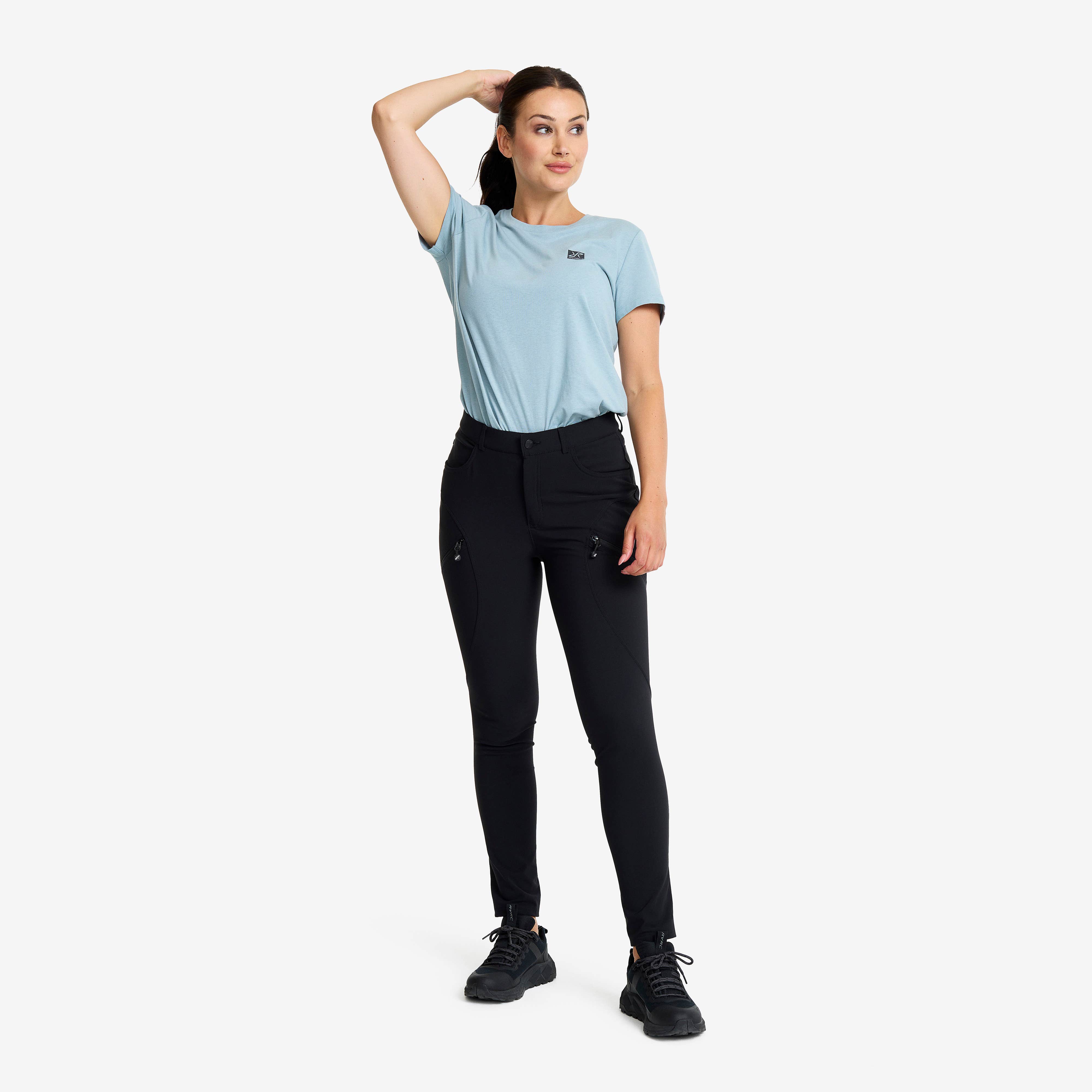 Bouncer Highwaist Jeans Dame Black