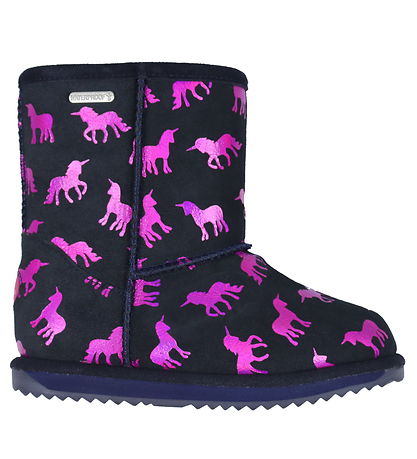 EMU Australia BamseStøvler - Rainbow Unicorn Brumby - Midnight m