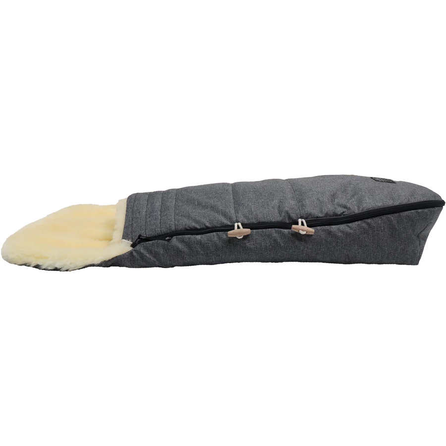 Kaiser Winterfußsack LOVE THE NATURE anthracite melange