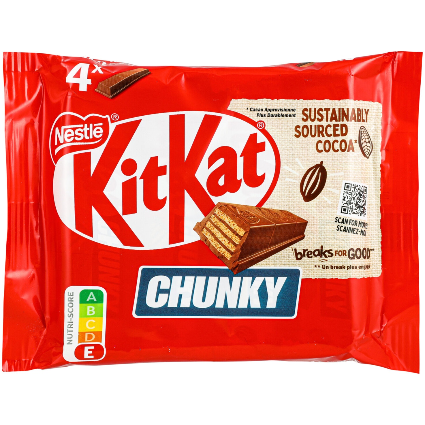 KitKat Chunky mit Milchschokolade 4x40g
