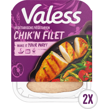 Valess Vega Kip Chik'n Filet 2 stuks 180g