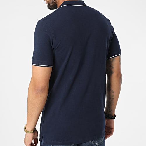 Polo A Manches Courtes Glow Bleu Marine