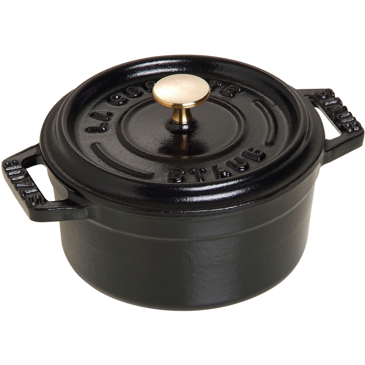 La Cocotte Rund Gryte Svart 10 cm 0,25 l
