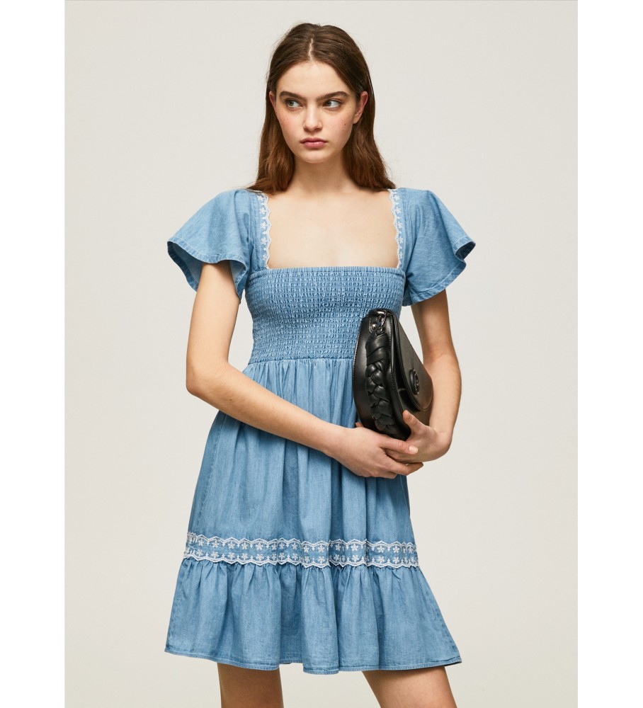 Vestido azul Pepe Jeans Adele