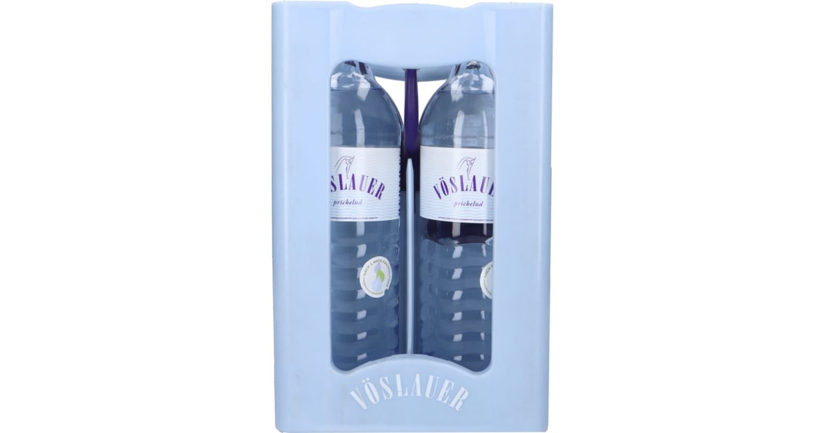 Vöslauer Mineralwasser prickelnd Kiste 4x 1,0 Liter (Mehrweg)