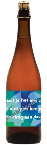 43 jaar Blond Bier 75 cl