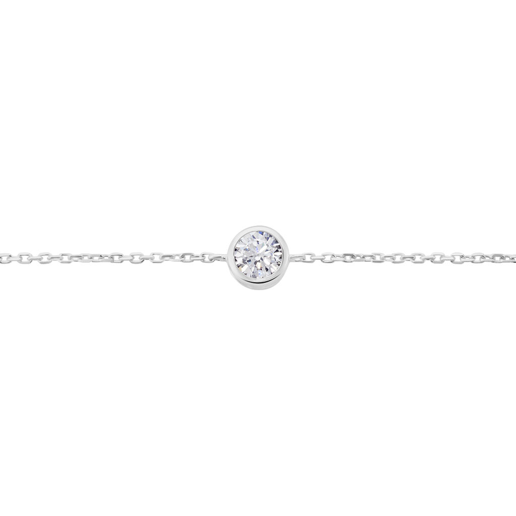 Bracelet Abha Argent Blanc Oxyde De Zirconium