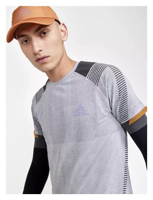 Maillot manches courtes Craft Pro Trail Blanc Sable