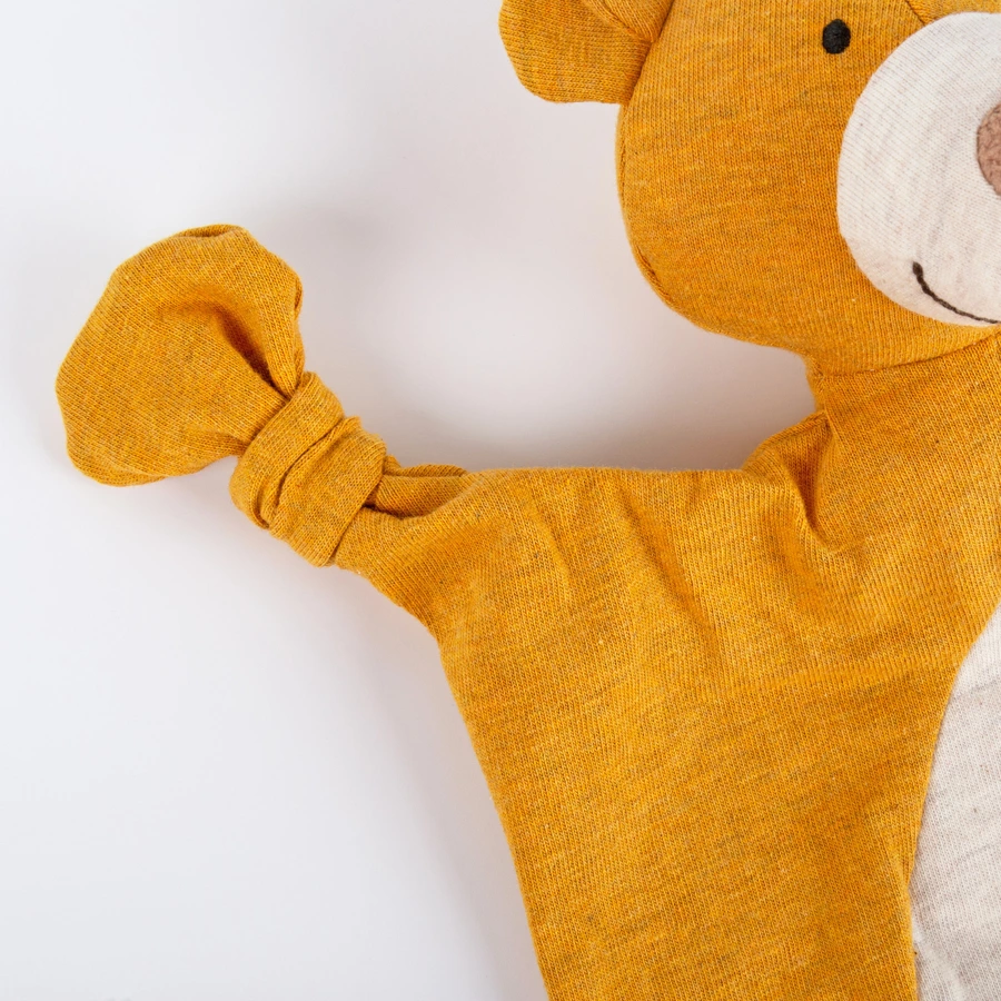 sigikid® Schnuffeltuch Bär Yellow gelb