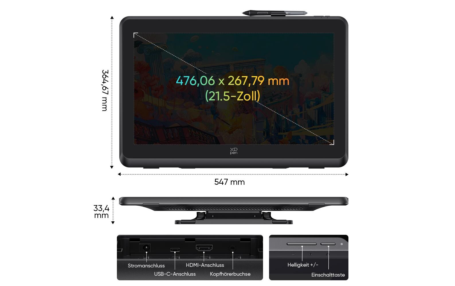 Grafiktablet Artist 22 Plus<br>21.5