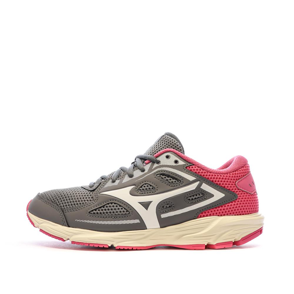 Mizuno Chaussures de Running Gris/Rose Femme Mizuno Spark 7