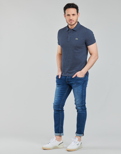 Lacoste - POLO SLIM FIT PH4012 - Bleu Chiné