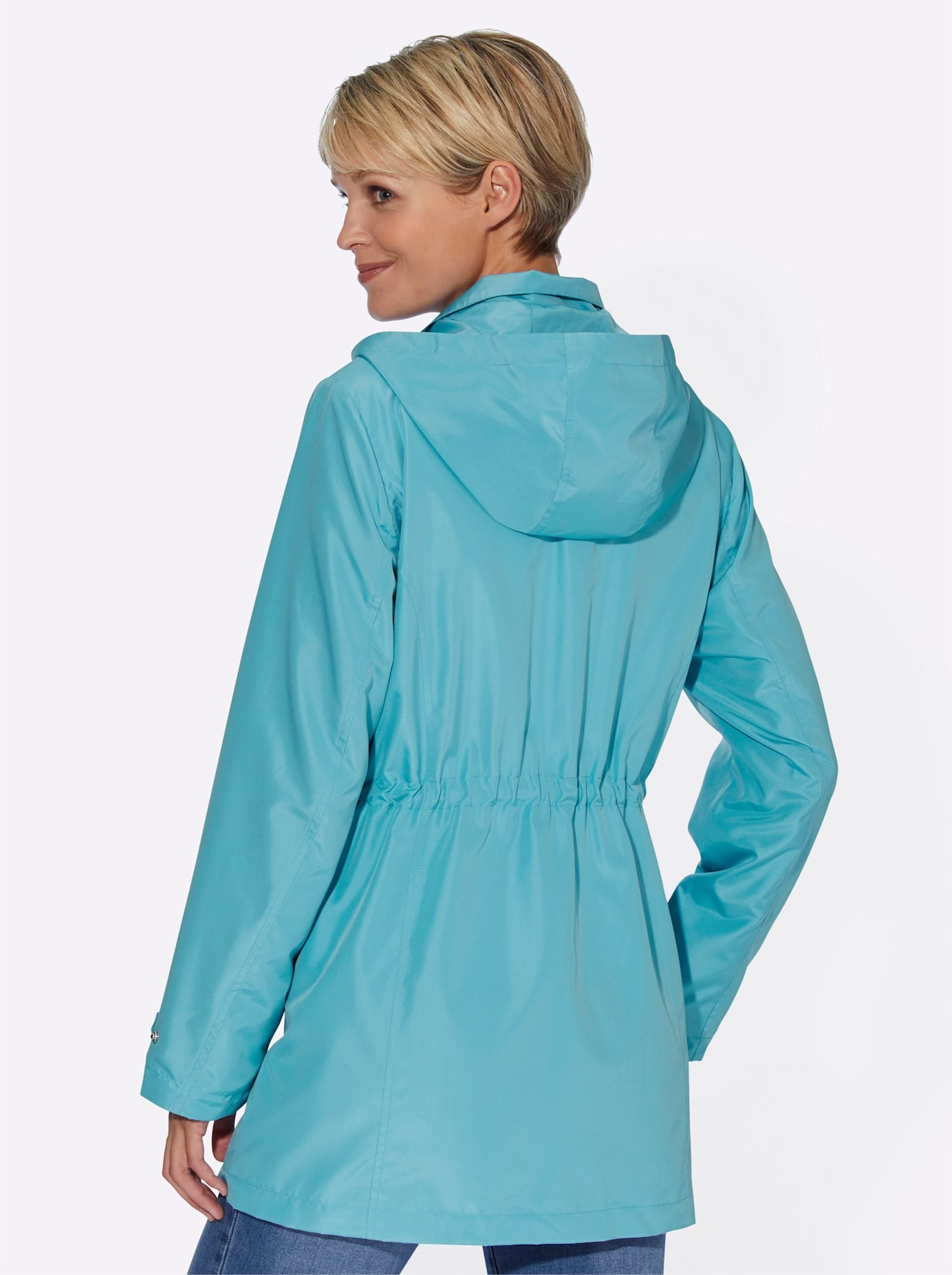 Classic Basics Langjacke mit Kapuze