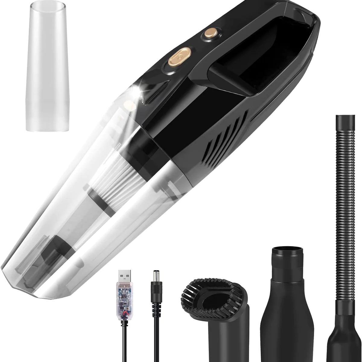 Aspirateur de table sans fil rechargeable 8500PA noir Vendos85