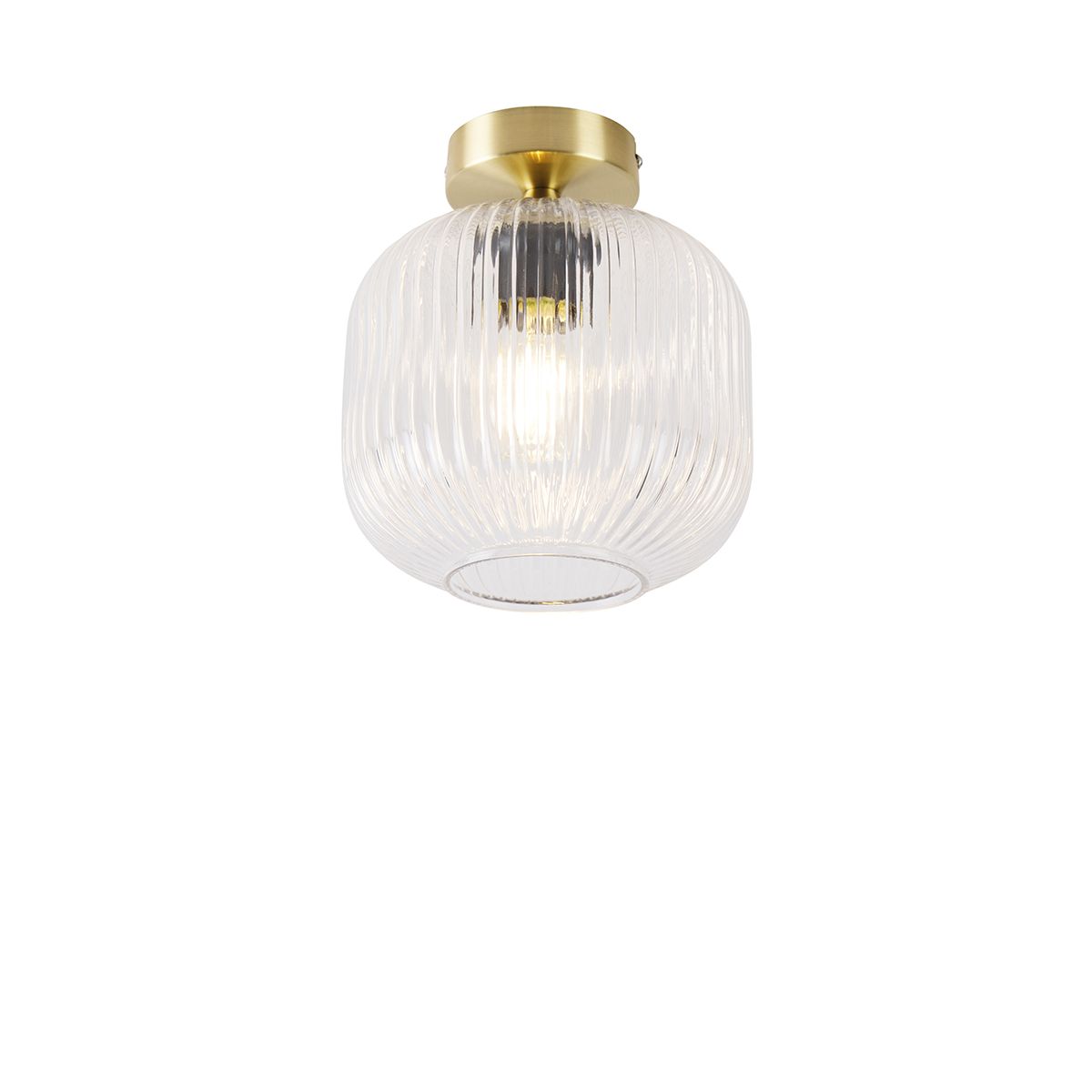 Smart plafondlamp messing incl. Wifi A60 - Karel
