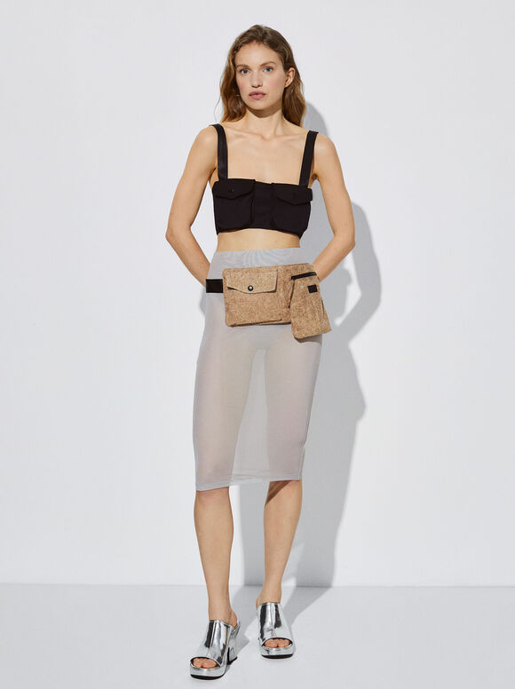 Exclusivo online - Cinza