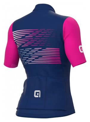 Maillot Manches Courtes Femme Alé Logo Fuchsia