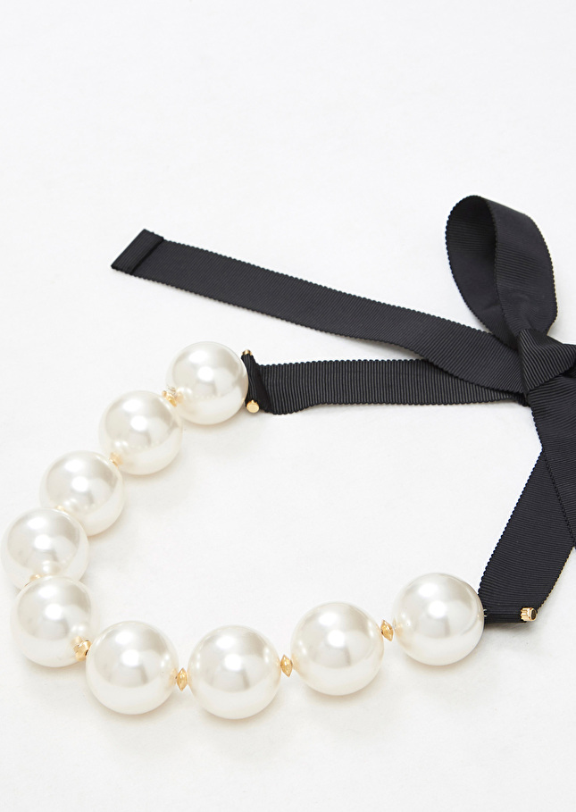 Collier Bellaécru nacré à grosses perles