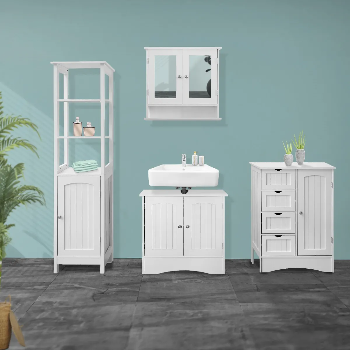 ML DESIGN MODERN LIVING ML Design Armoire salle de bain