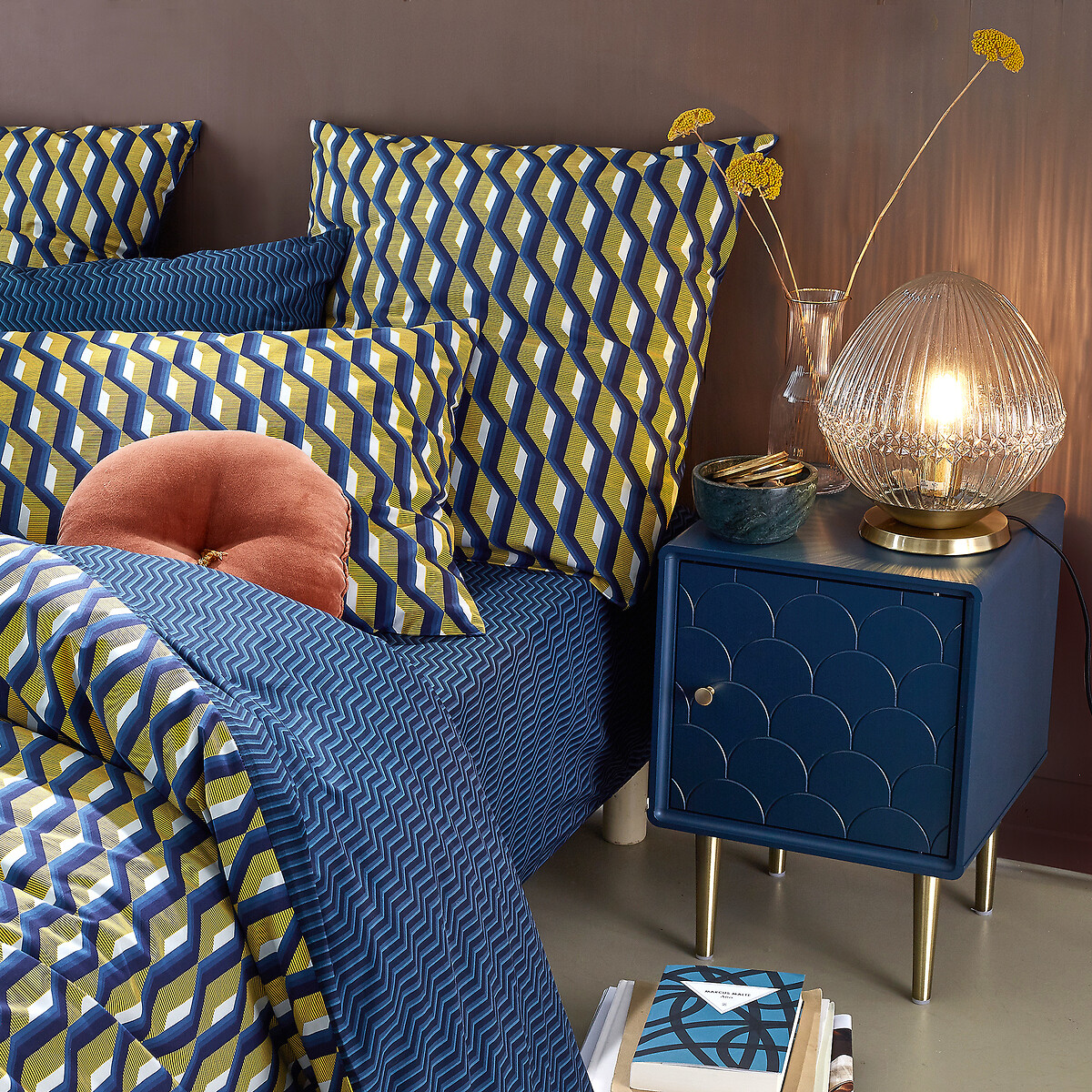 LA REDOUTE INTERIEURS<br>Mesa de cabeceira com 1 porta reversível, Luxore