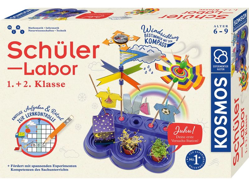 Kosmos Experimentierkasten Schülerlabor Grundschule 1. 2. K Experimente der 1. und 2. Klasse