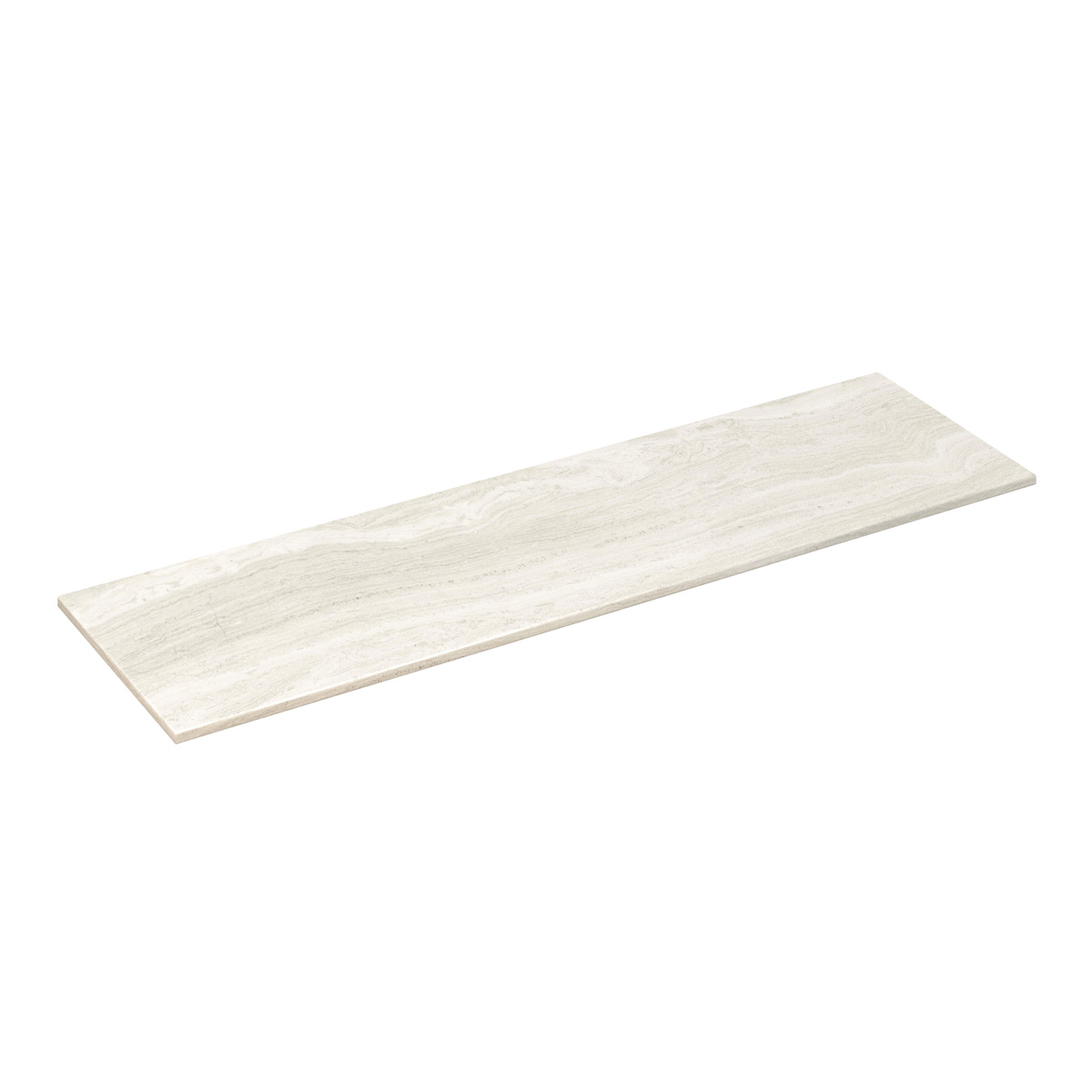 Saniclear White Travertin marmer toppaneel 101x46cm